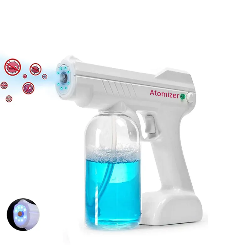 Blitzblue Hot-selling Electric Wireless Nano Fogging Spray Gun Chargeable Sprayer Machine Portable Atomizer Disinfection 800ml