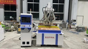 LU DIAO 1325 3 ejes 3D máquina de corte de madera fabricación de muebles multi-cabeza 4 Proceso máquina enrutadora cnc - Product Image 2