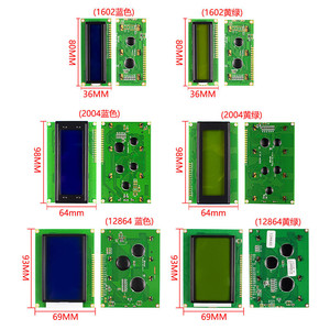 Ontroller-Pantalla de 16x2 de 20,4 pulgadas, módulo de 1602 y 2004, Luz Azul y negra