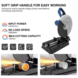 Galaxia 220V Cut Off <strong>Saw</strong> 2200W with 355mm DISC Max Power Weight Blade Input Origin Cutting Type Speed Construction - Product Image 6