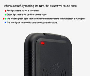 Lettore di Smart Card senza contatto programmabile Writer Tablet lettore di schede magnetiche USB - Product Image 5