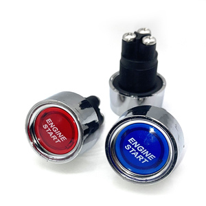 カースタートエンジンボタンレーシングスポーツスタートイグニッションスイッチ (ON)-オフモーメンタリースイッチスタート - Product Image 6