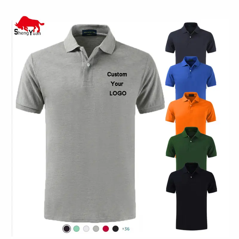 Индивидуальная вышитая форма для печатающей компании, фирменный дизайн логотипа, мужская рубашка-поло для гольфа