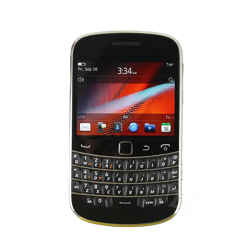 Blackberry 9900 9700 Q10 Q20 Q30Q5用のオリジナルのロック解除された再生品WCDMA3GQWERTYキーボード携帯電話