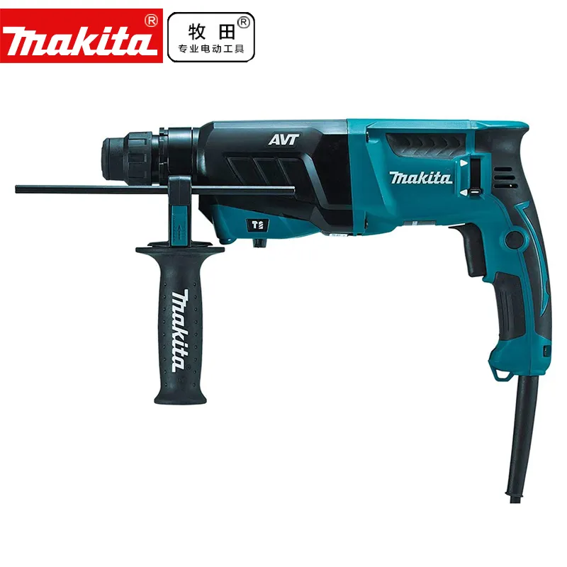 Makita-máquina perforadora de martillo Original, martillo rotativo HR2631F, martillo eléctrico Makita