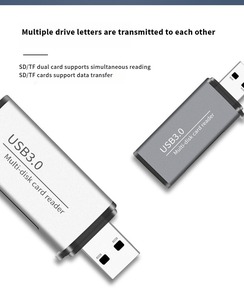 Nuovo 4-in-1 USB un lettore di schede USB 3.0 OTG Mini SD Card lettore Flash Drive TF lettura adattatore, adatto per MacBook tablet