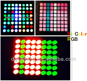RGB colore arcobaleno 8 8 matrice led trasparente 8x8 dot matrix display a led - Product Image 6