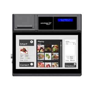 Pantalla táctil de 15,6 pulgadas para sistema de punto de venta, caja registradora con escáner de código qr, impresora de 80mm, android, todo en uno, venta al por menor - Product Image 1