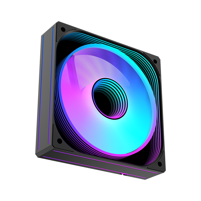 120 ARGB Ventilateur Noir