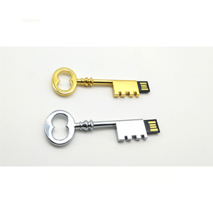 金属u盘8gb 16gb 32GB支持2.0 3.0钥匙闪存u盘定制钥匙形状2.0 u盘 - Product Image 3