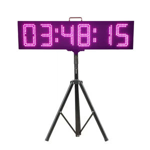 Jhering singolo lato impermeabile da 8 pollici grande cifra timer esterno a distanza maratona gara cronometraggio LED orologio con treppiede - Product Image 5