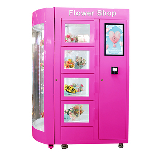Winnsen24時間セルフサービスローズ生花セルフサービス自動販売機、冷却および加湿器付き