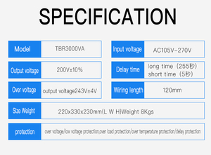 Tek fazlı Svc 1000 Watt voltaj sabitleyici 1kva 1.5kva 2000w röle veya Servo otomatik voltaj regülatörü Avr 2kw - Product Image 4