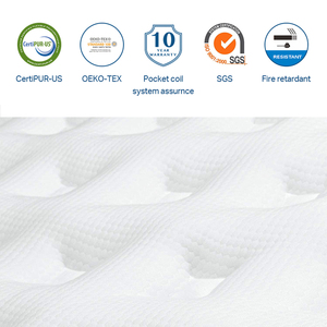 Factory Custom Compressed Hotel Komfortable Memory Foam Pocket Feder bett matratze in einer Box - Product Image 4