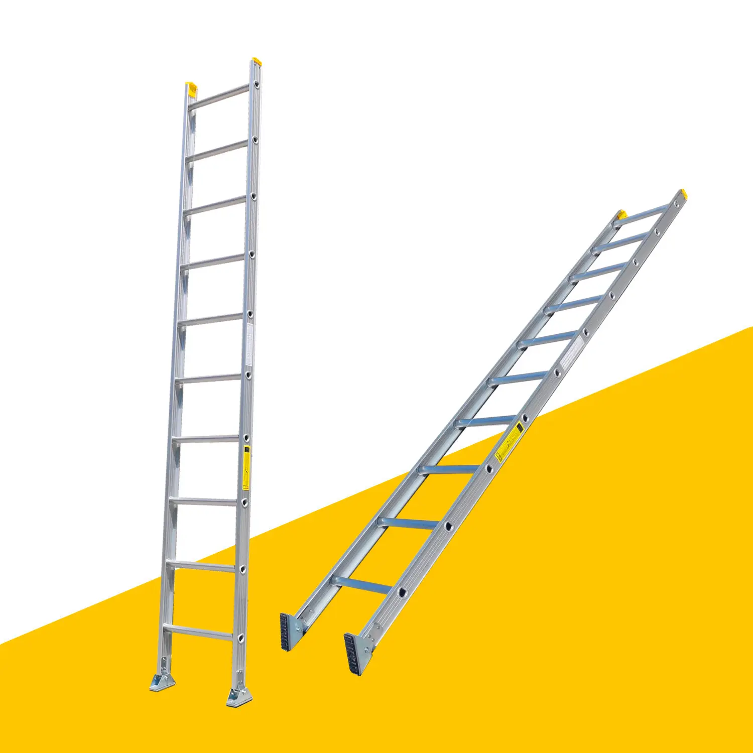 30cm Step Distance With D Type Step Rung Simple Straight Aluminum Step Ladder