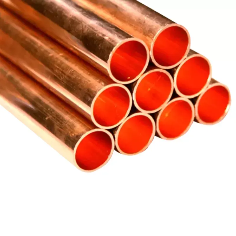 Tubos de cobre/tubos/tuberías hechas de calentador de agua solar de tubo de vacío Cu-Dhp con bobina de cobre