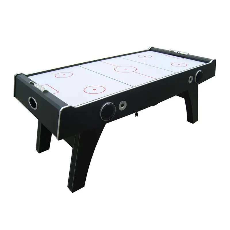 Mesa de juegos para adultos de calidad superior Hockey de aire de madera con empujador y disco para entretener a los invitados