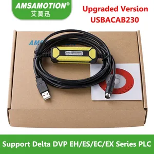 Amsamotion (BLK/Y) Programación/Cable DE DATOS Interfaz de comunicación RS485 Compatible con PLC DVP ES/EX/EH/EC Series - Product Image 5