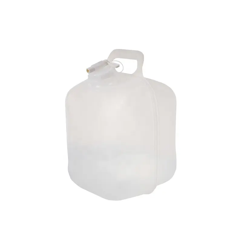 10L 50mm ouverture de qualité alimentaire Ldpe pliable conteneur d'eau fournitures de soulagement semi-pliable jerrican avec robinet