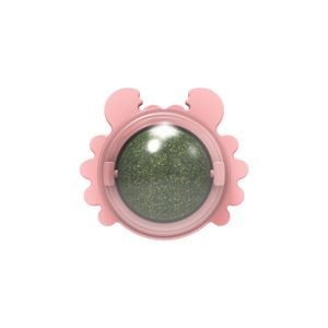 Cangrejo Catnip comestible giratorio Pet Catnip Natural saludable autoadhesivo Pet Catnip Ball Toy - Product Image 5