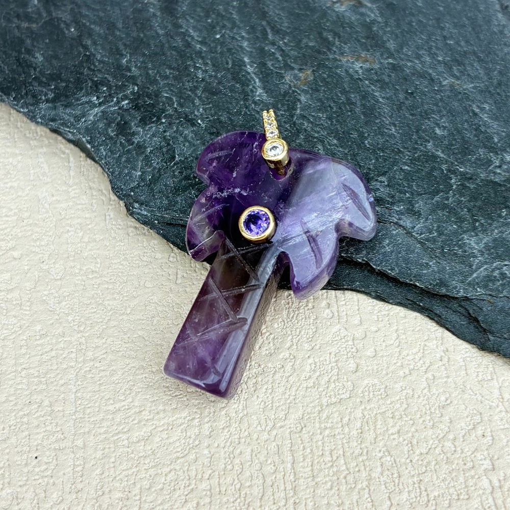 Amethyst - gold