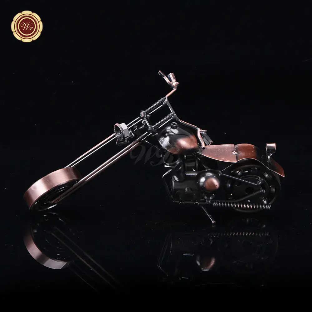 Toptan hatıra hediyeler eski ev dekor 1:12 M1 Metal döküm motosiklet modeli tahsil motosiklet oyuncak hediyeler