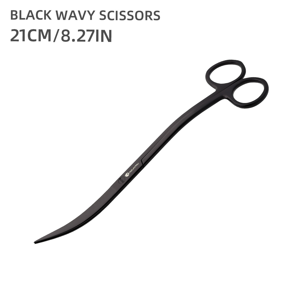 Wavy Scissors 21cm Black