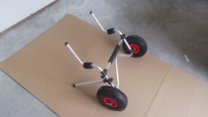 Cho <span class=keywords><strong>Amazon</strong></span> bán nhôm phổ Kayak tàu sân bay gấp Kayak giỏ hàng Kayak xe đẩy mang Kayak xuồng mái chèo 1 năm - Product Image 3