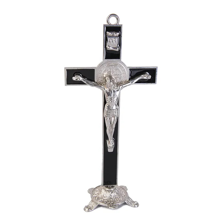 Iglesia reliquias crucifijo Jesús aleación de Zinc Cruz religiosa decorativa Cruz de pared Católica