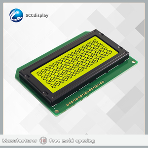 Sccdisplay của nhà sản xuất COB <span class=keywords><strong>16x4</strong></span> Nhân Vật <span class=keywords><strong>LCM</strong></span> mô-đun jxd1604b màu vàng <span class=keywords><strong>LED</strong></span> Đèn nền STN LCD hiển thị-20C + 70C 17pin - Product Image 5