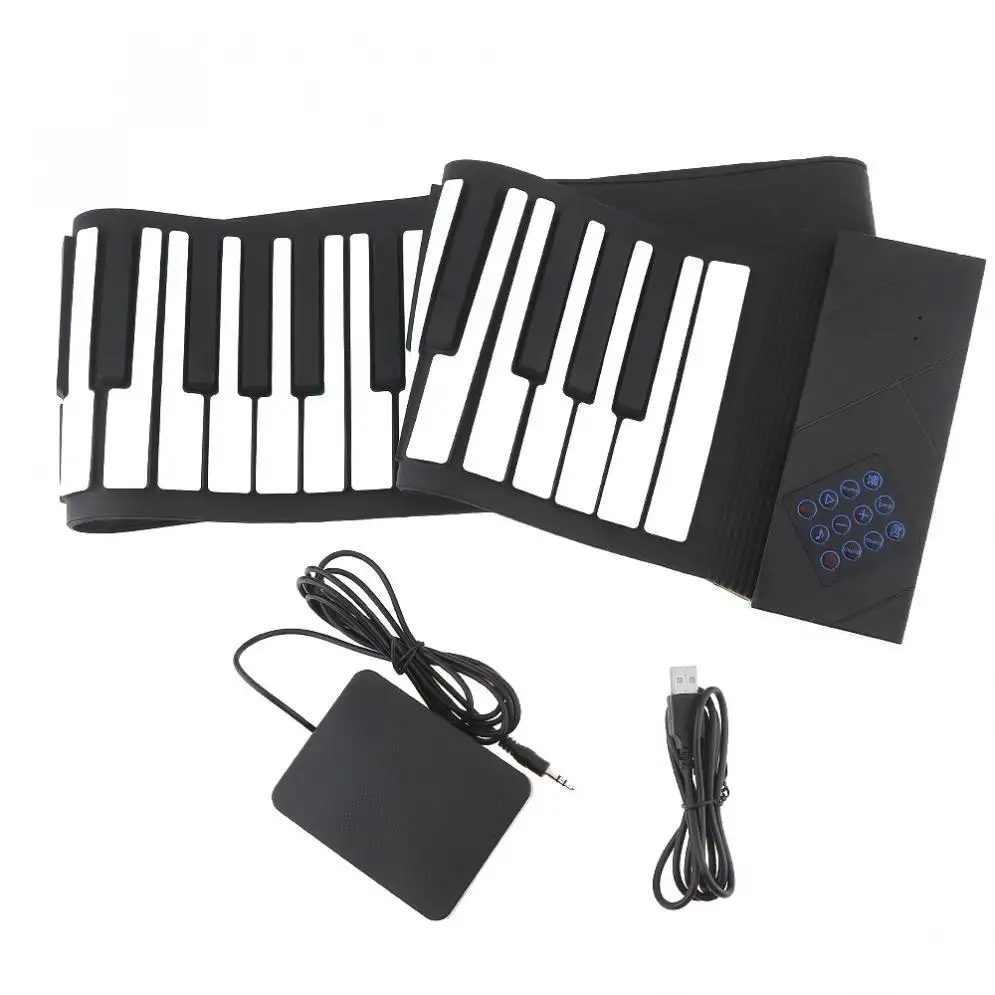 Handrolled Electronic Piano 88 Key Thickened Bluetooth APP Version Adult Beginner Home Portable MIDI Keyboard