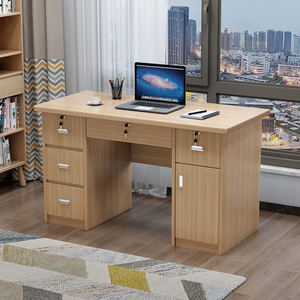 Stilvoller langer Stahlholz-Desktop-Schreibtisch für Bürogebäude Faltbarer Gaming-Computer tisch Nordisches Design für Meeting Labs Study - Product Image 4