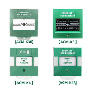 Custom Key Reset <strong>Emergency</strong> Exit Door Release <strong>Button</strong> Manual Call Point Fire Alarm <strong>Push</strong> <strong>Button</strong> for Alarm <strong>System</strong> - Product Image 2