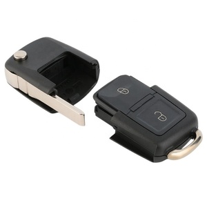 Plastic Car Remote <strong>Key</strong> for <strong>VW</strong> 2 Button 3 Button <strong>Key</strong> Blank Flip Car <strong>Key</strong> Shell - Product Image 2