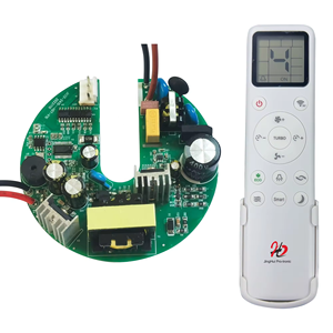 Decken ventilator Controller PCB & PCBA 12V 24V 45W Software Anpassung mit Fernbedienung Leiterplatte baugruppe Herstellung - Product Image 1