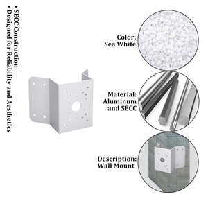 DH-PFA151 Corner <strong>Mount</strong> Bracket PFA151 Corner Mounting Bracket for Bullet and PTZ Cameras Compatible W/ AMCPFA134, AMCPFA13 - Product Image 3
