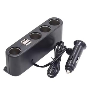 120W Max 12-24V 10A多功能4路点烟器多插座汽车充电器双USB点烟器分离器适配器 - Product Image 3