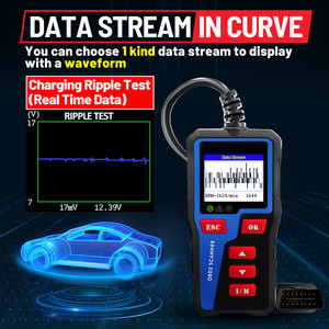 2025 yeni tarayıcı aracı AT300 OBD II tarayıcı EOBD silme hata kodu I/M OBD2 protokolü kod okuyucu Evap sistemi araç teşhis aracı - Product Image 5