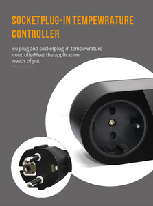 RINGDER AC-118 16-40C Digital Reptile <strong>Temperature</strong> <strong>Controller</strong> Thermostat with External <strong>Sensor</strong> ON/OFF Regulator Price - Product Image 4