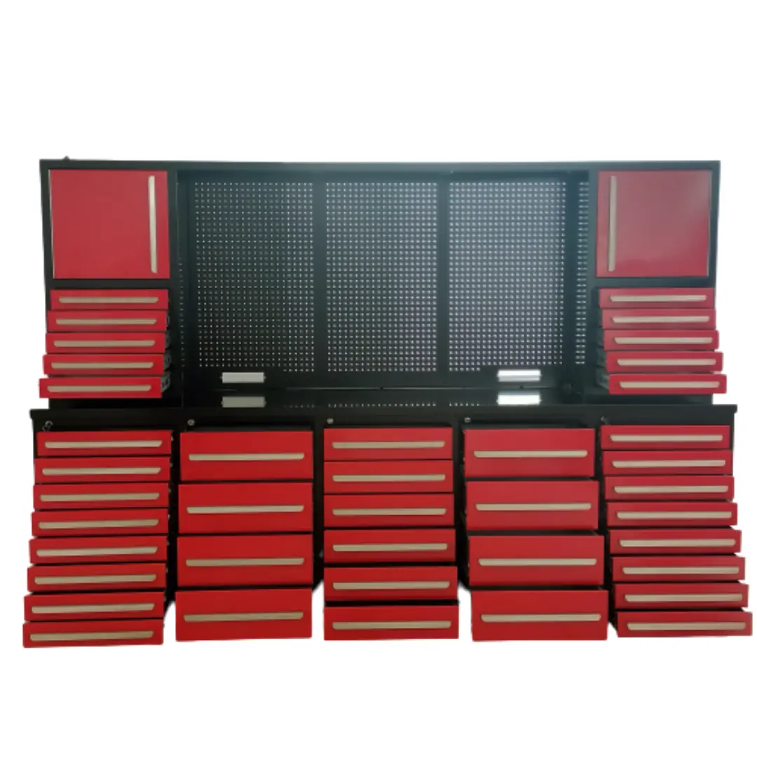 Master Force Pro Mechanic Toolboxes Cajones multicapa de acero inoxidable Bancos de trabajo para Taller de garaje