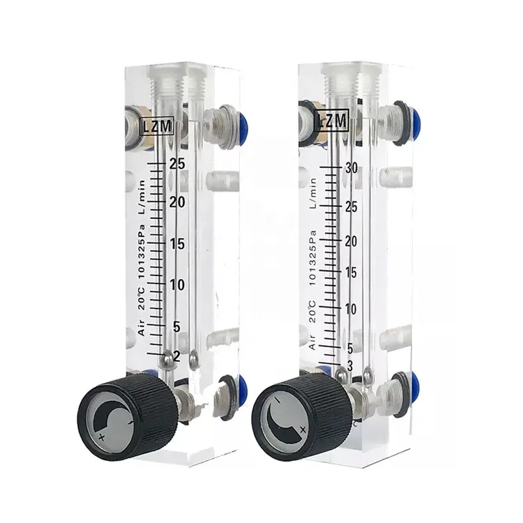 Vetro acrilico 1GPM 2GPM 5GPM Tester dell'acqua misuratore di portata del Gas RO misuratore di portata dell'acqua del pannello digitale