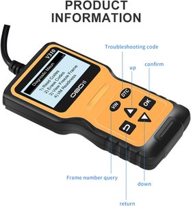 V310 Auto-Wartungs tool OBD2-Codeleser Auto-Clearing-Fehler detektor OBDII Auto-Autodiagnose-Test werkzeug - Product Image 5