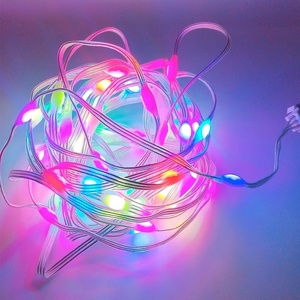 Weihnachts beleuchtung Traum farbe LED-Lichterkette WS2812B Individuell adressierbar RGBIC LED-Modul USB Music Controller DC5V - Product Image 2