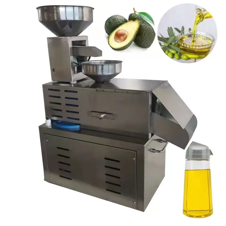 Máquina de fabricação de óleo de azeite pressionada fria/abacate, máquina de extração de óleo de côco para uso caseiro HJ-P52