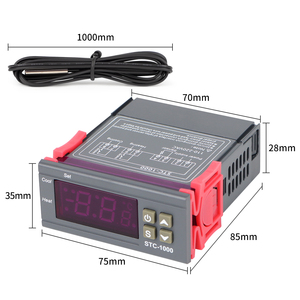 Controlador de temperatura para el calentador de agua, termostato, incubadora, pantalla digital electrónica, sensor de temperatura, control de temperatura, 1, 2 - Product Image 2