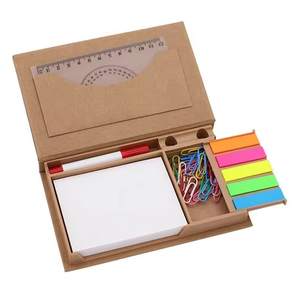 Bloc de notas con logotipo personalizado, juego de cuadernos, cubos de notas cuadrados promocionales, notas adhesivas autoadhesivas para papelería escolar - Product Image 1