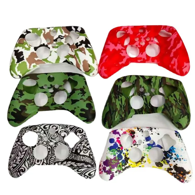 Per Xbox Series X Gamepad custodia protettiva in Silicone custodia protettiva in pelle morbida per Controller Xbox Series S custodia in gomma