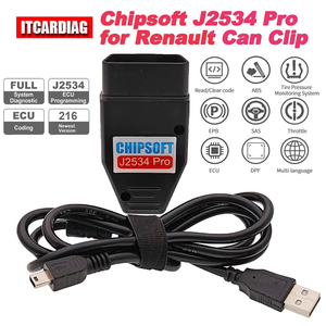 AirByte1.0.0.32ソフトウェアとChipsoft J2534Proフルエアバッグリセットツールは、KlineCRASHクリアECUプログラマーをバスできます - Product Image 2