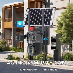 Cámara CCTV de seguridad para el hogar de 12MP 6K con tarjeta SIM 4G y función PTZ para vigilancia al aire libre - Product Image 6