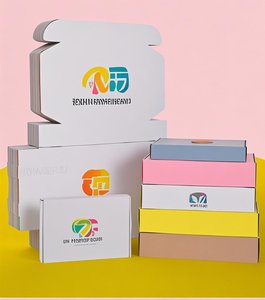 Takı ve kozmetik için 9x6x3 inç oluklu posta gönderim kutusu küçük nakliye kutusu - Product Image 5